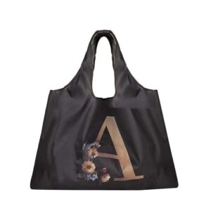 Foldable Black Shopping Bag